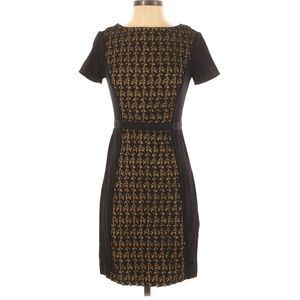 ❌Halston Heritage  Black Cocktail Dress with Lace Detailing size 4